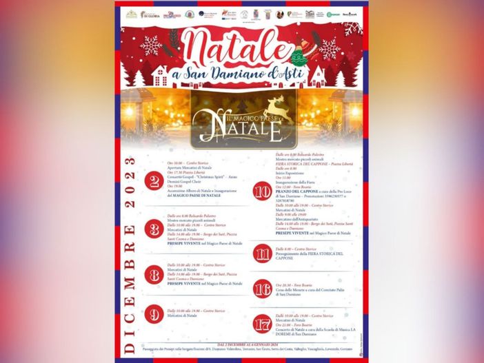 San Damiano si prepara al Natale con mercatini, presepe vivente e un concerto gospel