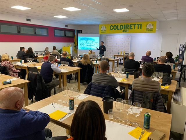 Un momento della degustazione di Sauvignon Blanc Un momento della degustazione di Sauvignon Blanc