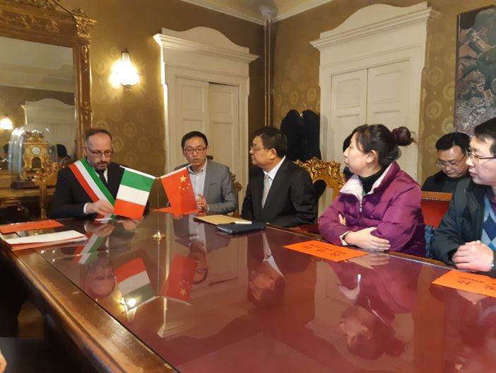 Un immagine dell'incontro svoltosi in tarda mattinata