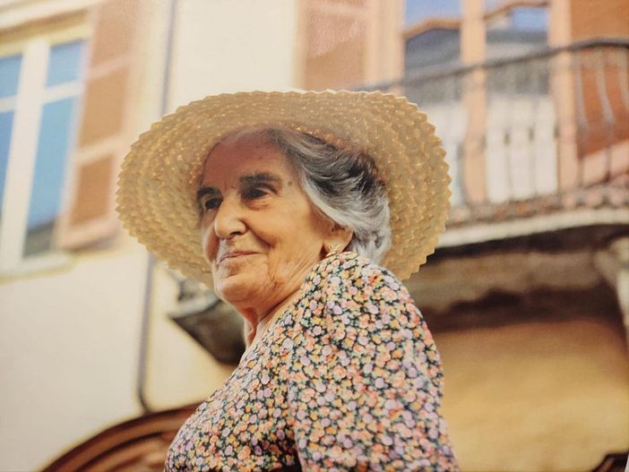 Felicina Voglino ritratta in una foto postata su Facebook dalla Pro loco di Motta Felicina Voglino ritratta in una foto postata su Facebook dalla Pro loco di Motta