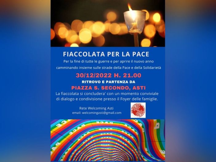 La locandina della Fiaccolata in programma venerdì 30 dicembre