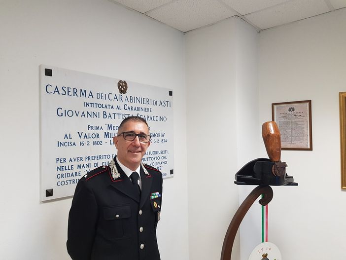 Il Radiomobile dei Carabinieri di Asti ha un nuovo comandante