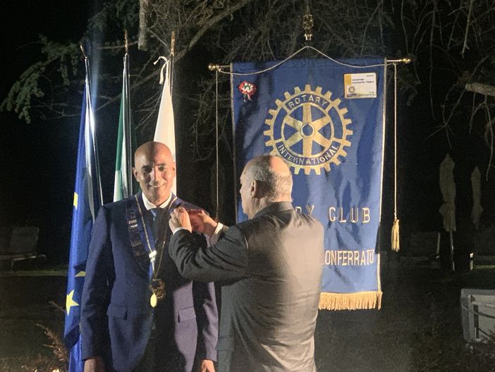 i, il presidente uscente Aldo Zaio con  Hicham Barida .