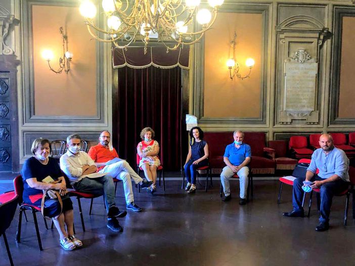Un momento dell'incontro svoltosi in Comune ad Asti Un momento dell'incontro svoltosi in Comune ad Asti