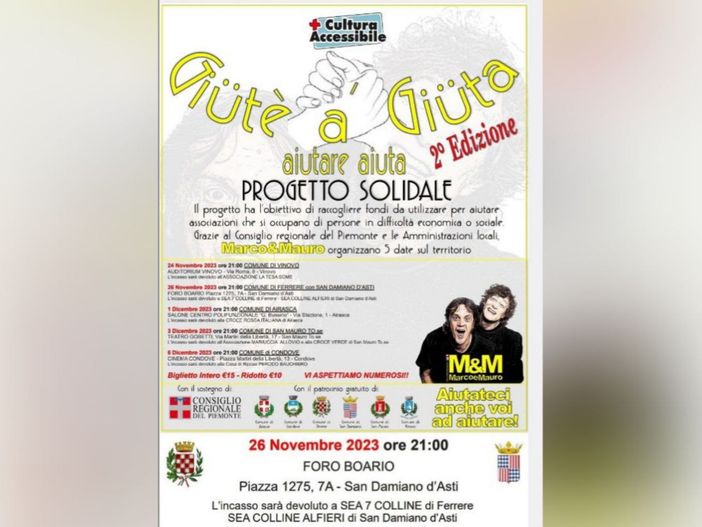 San Damiano: settimane fitte di eventi tra arte, musica e progetti solidali