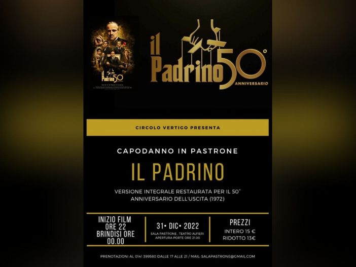 La locandina della proiezione di fine anno in Sala Pastrone