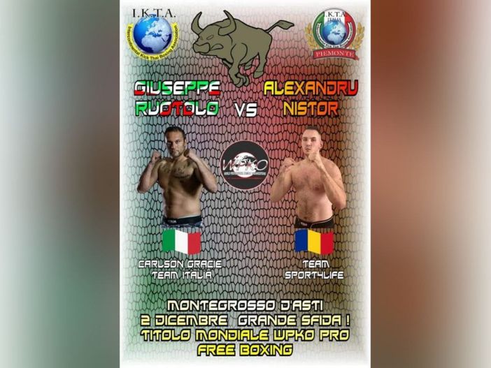 La locandina del match in programma sabato 2 dicembre a Montegrosso