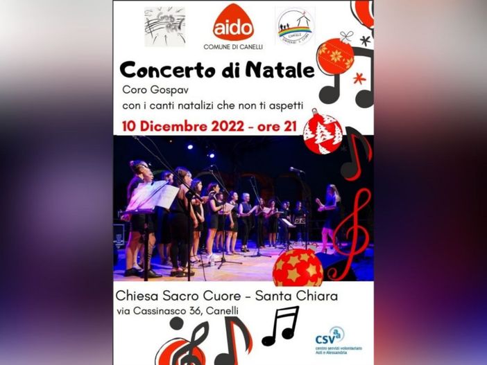 La locandina del concerto in programma la sera di sabato 10 dicembre La locandina del concerto in programma la sera di sabato 10 dicembre