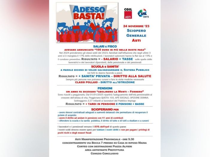 Venerdì 'incroceranno le braccia' i dipendenti dei settori privati Venerdì 'incroceranno le braccia' i dipendenti dei settori privati