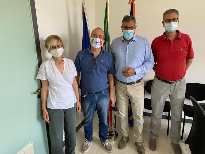 I vertici del Nursing Up Piemonte con l'assessore regionale alla Sanità Luigi Genesio Icardi