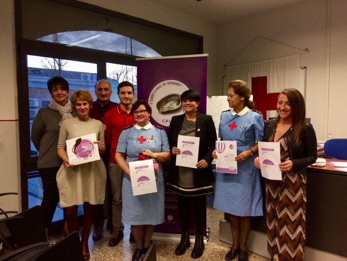 Lo staff del Centro durante la presentazione del progetto