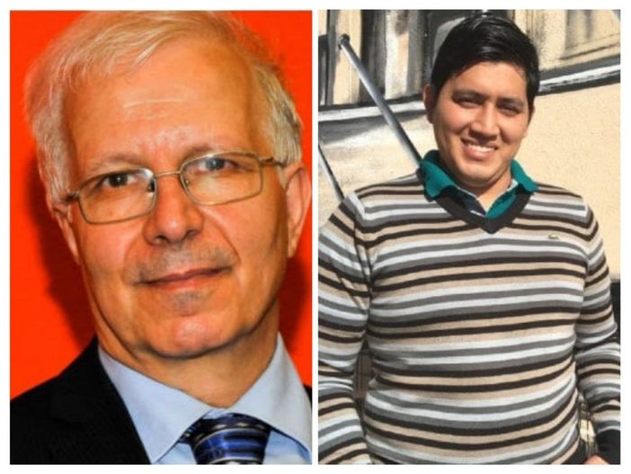 Nel collage fotografico, a sinistra Hafez Haidar e a destra Nelson Omar Anzora