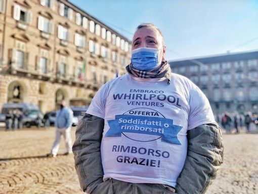 Protesta lavoratori ex Embraco