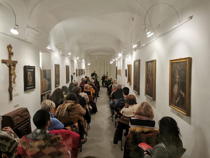 Pubblico al Museo Civico di Moncalvo