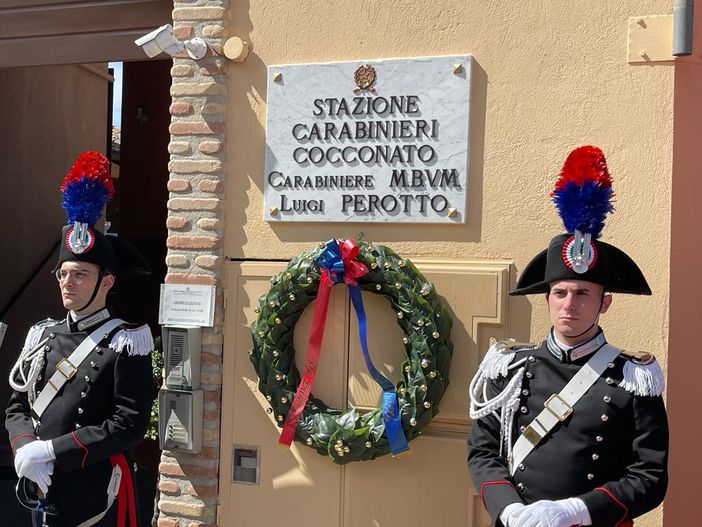 La caserma dei carabinieri di Cocconato è stata intitolata a Luigi Perotto La caserma dei carabinieri di Cocconato è stata intitolata a Luigi Perotto