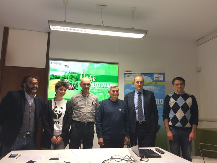 Un momento della presentazione del progetto