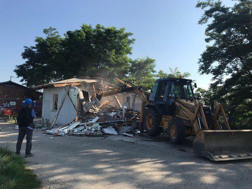 L'operazione di sgombero del 2018