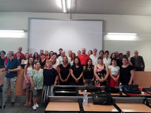 La cerimonia di fine corso di quest'anno La cerimonia di fine corso di quest'anno