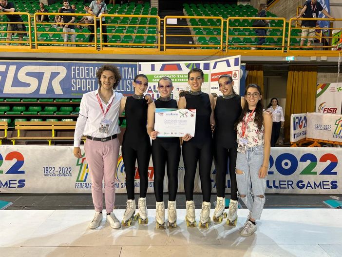 Buona performance della Blue Roller al campionato italiano Gruppi Spettacolo e sincronizzato 2022 Buona performance della Blue Roller al campionato italiano Gruppi Spettacolo e sincronizzato 2022