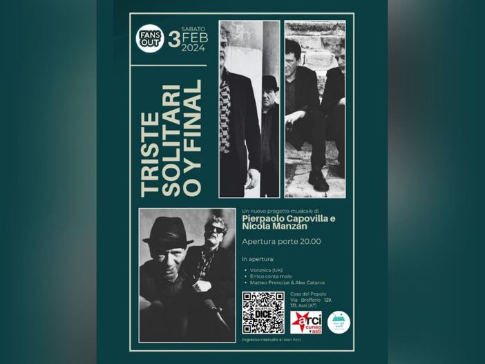 Serata indie rock alla Casa del Popolo di Asti