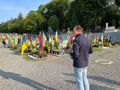 Alberto Cirio a Leopoli