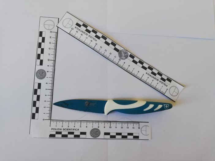 Accoltella al collo il marito, a Valle Benedetta, durante una lite. La polizia arresta 56enne per tentato omicidio Accoltella al collo il marito, a Valle Benedetta, durante una lite. La polizia arresta 56enne per tentato omicidio