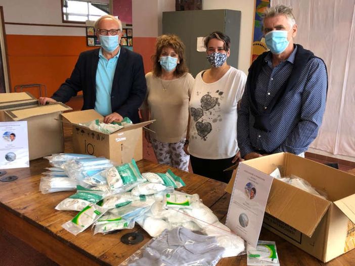 L'associazione &quot;Il Cielo di Matteo&quot; dona mille mascherine all'I.C. di Moncalvo