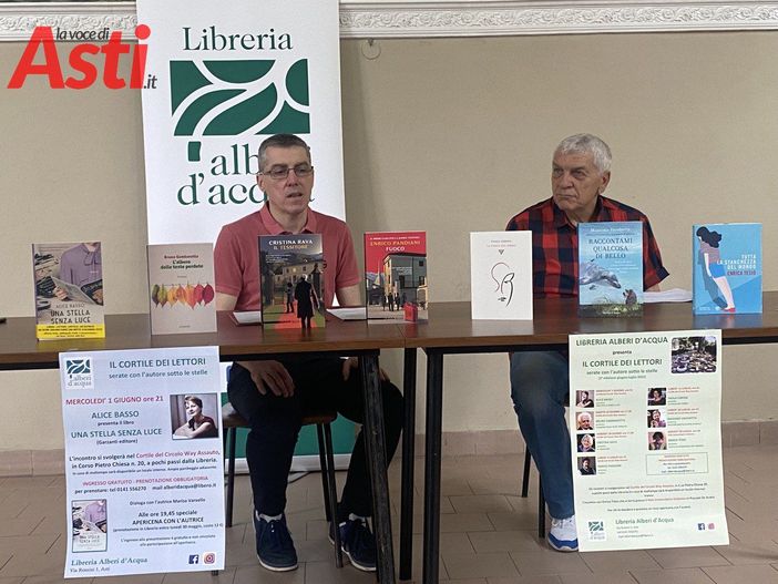 Cultura e incontri per 'Il cortile dei lettori' serate con l'autore sotto le stelle al Circolo Way Assauto