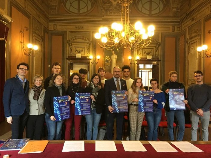 Un momento della conferenza di presentazione della giornata Un momento della conferenza di presentazione della giornata