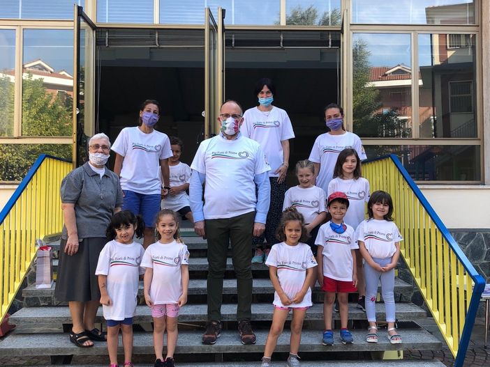 Visita del sindaco Rasero ai centri estivi dell’Istituto Madre Mazzarello