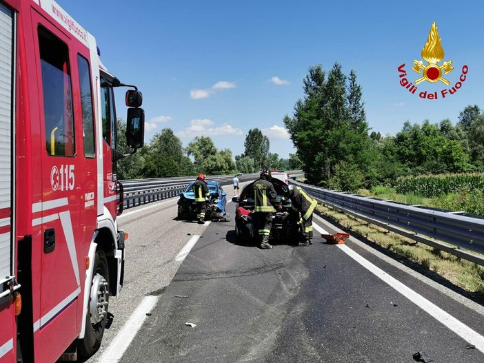 Disagi in tangenziale per un incidente avvenuto nei pressi dell’uscita per Portacomaro