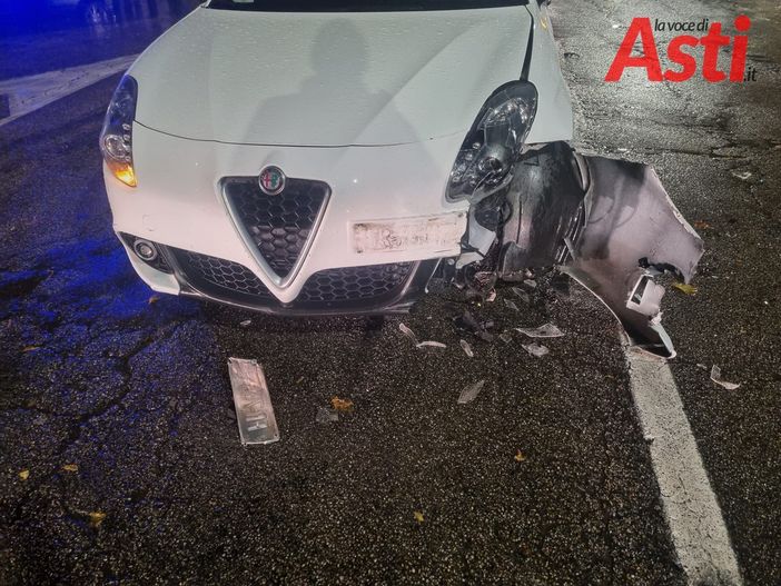 Viabilità ad una corsia in corso Dante per un incidente angolo via Brovardi