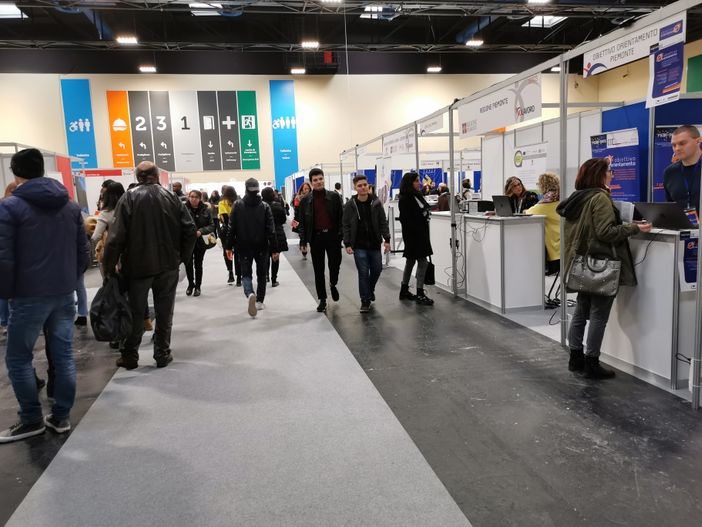 Forte partecipazione di pubblico alla prima giornata di Iolavoro, la job fair giunta alla 23sima edizione e dei Campionati dei Mestieri, Worldskills Piemonte Forte partecipazione di pubblico alla prima giornata di Iolavoro, la job fair giunta alla 23sima edizione e dei Campionati dei Mestieri, Worldskills Piemonte