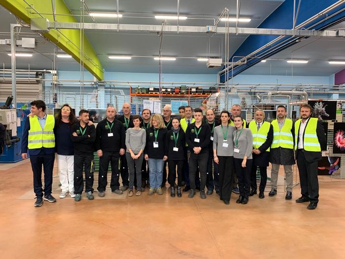 In Piemonte la terza edizione di Fabbriche Aperte. Ieri gli assessori Gabusi e Carosso hanno visitato il Nuovo Mollificio Astigiano In Piemonte la terza edizione di Fabbriche Aperte. Ieri gli assessori Gabusi e Carosso hanno visitato il Nuovo Mollificio Astigiano