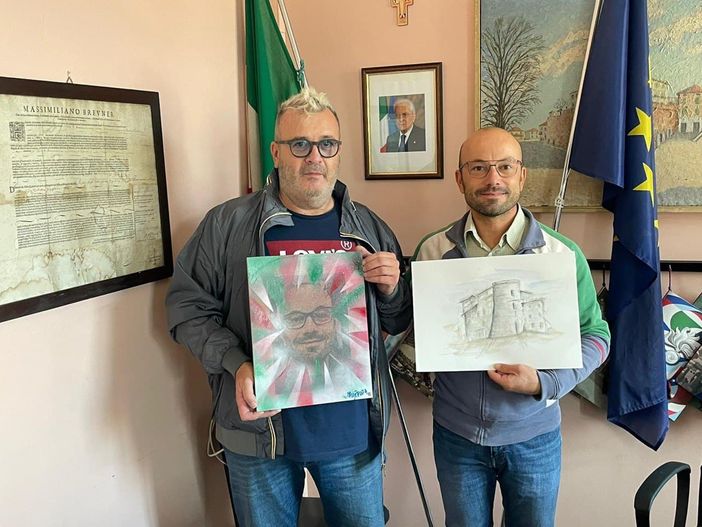 Donazione delle opere artistiche al Comune di Portacomaro