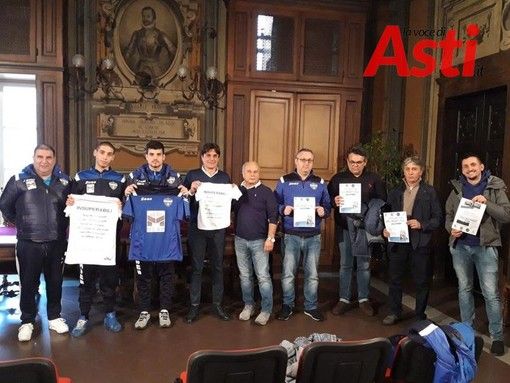 La presentazione, a novembre 2019, della scuola calcio disabili