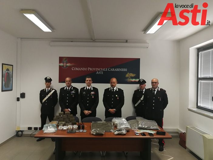 Sequestrati 25 chili di droga, proiettili e 40mila euro. I Carabinieri arrestano due persone
