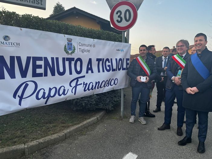 Papa Francesco a Tigliole, la gioia del sindaco Daniele Basso: "Momento indimenticabile" Papa Francesco a Tigliole, la gioia del sindaco Daniele Basso: "Momento indimenticabile"