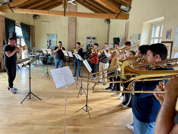 L'Accademia Europea del Trombone a Portacomaro. Iscritti da Italia e Germania