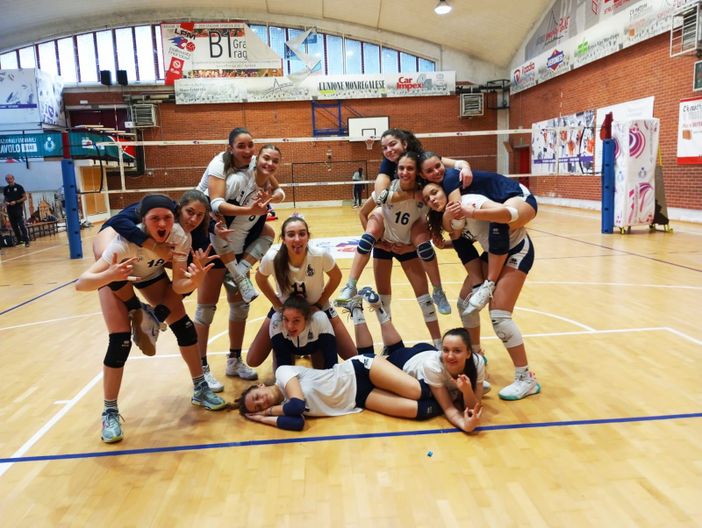 Le atlete dell'U16 Le atlete dell'U16