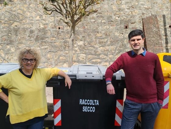 L'assessore Marzano e il sindaco Orecchia L'assessore Marzano e il sindaco Orecchia