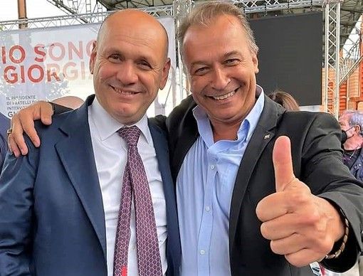 Paolo Bongioanni, capogruppo Fratelli d'Italia col segretario regionale Fabrizio Comba Paolo Bongioanni, capogruppo Fratelli d'Italia col segretario regionale Fabrizio Comba