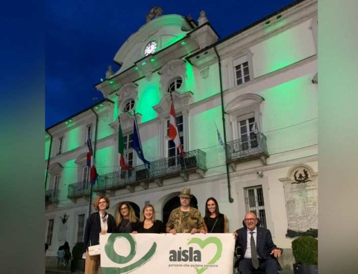 Il Comune di Asti illuminato di verde nel 2023
