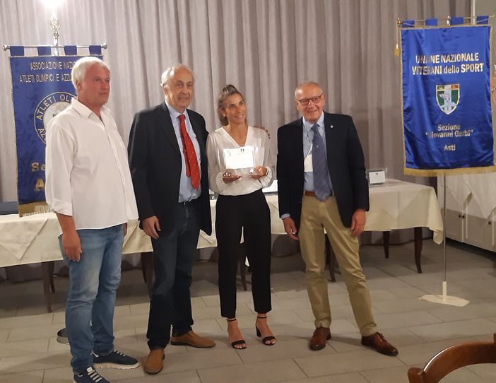La premiazione di Alice Sotero, atleta dell'anno La premiazione di Alice Sotero, atleta dell'anno