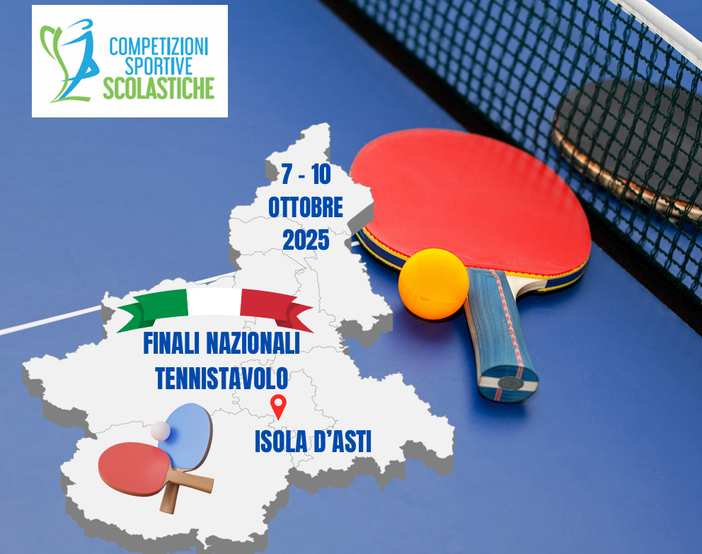 Tennistavolo: oltre 130 studenti da tutta Italia si sfidano ad Asti per il titolo nazionale