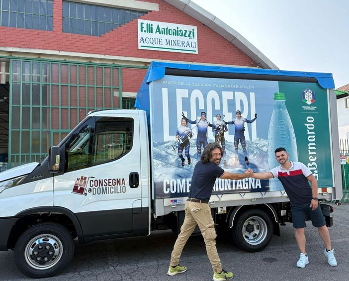 Nella foto Antonio Biella (Direttore Generale San Bernardo) e Mattia Antoniazzi (Amministratore F.lli Antoniazzi) Nella foto Antonio Biella (Direttore Generale San Bernardo) e Mattia Antoniazzi (Amministratore F.lli Antoniazzi)