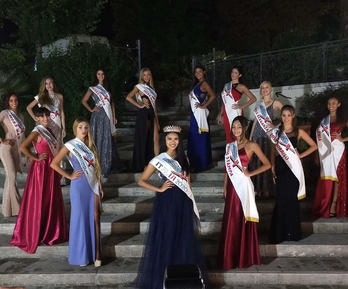 Gruppo di Miss a Fiuggi