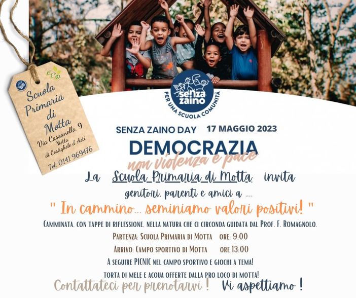 L'immagine pubblicata sulla pagina Facebook della scuola per far conoscere l'iniziativa