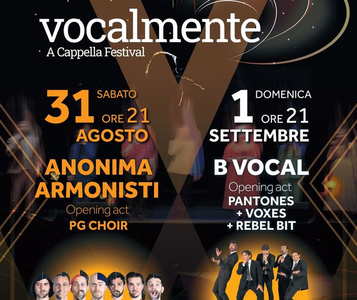 Il festival prosegue con il gruppo spagnolo B Vocal in concerto presso l'Auditorium Calvino Paglieri Il festival prosegue con il gruppo spagnolo B Vocal in concerto presso l'Auditorium Calvino Paglieri