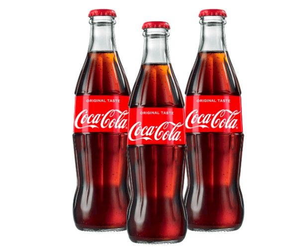 Bottiglie di Coca Cola Original Taste Bottiglie di Coca Cola Original Taste